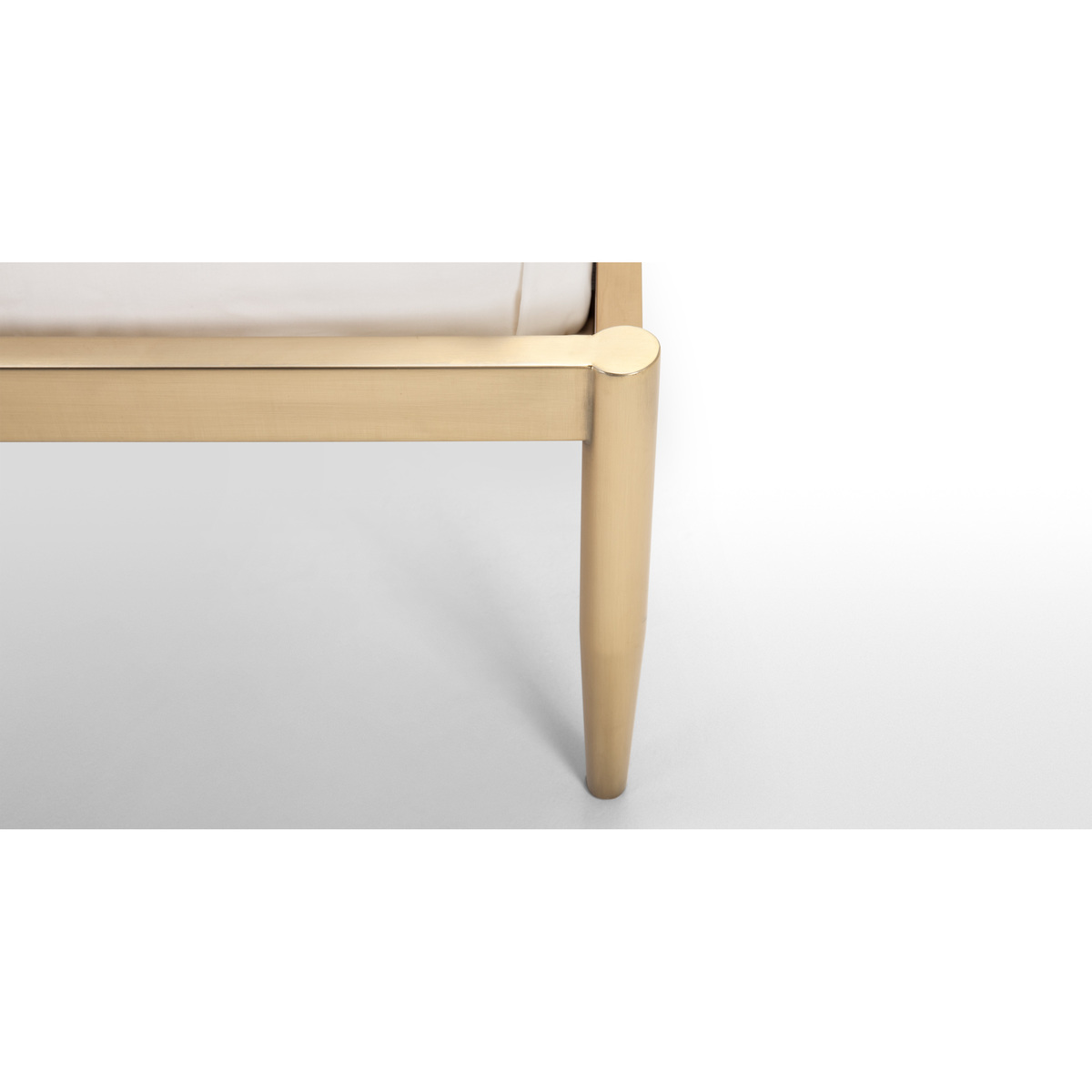 Alana Kingsize Bed, Brushed Brass – image 6