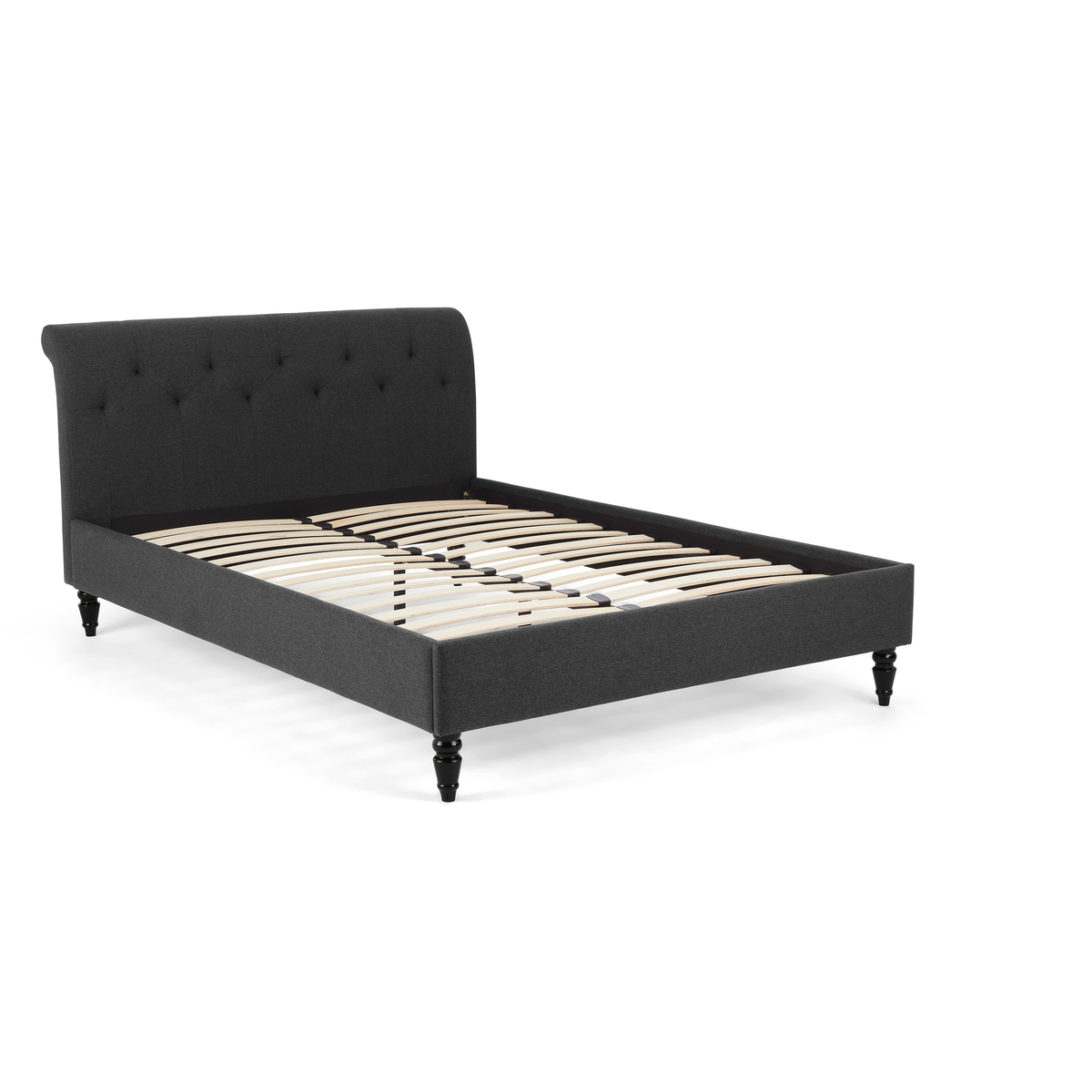 Linnell King Size Bed, Space Grey – image 7