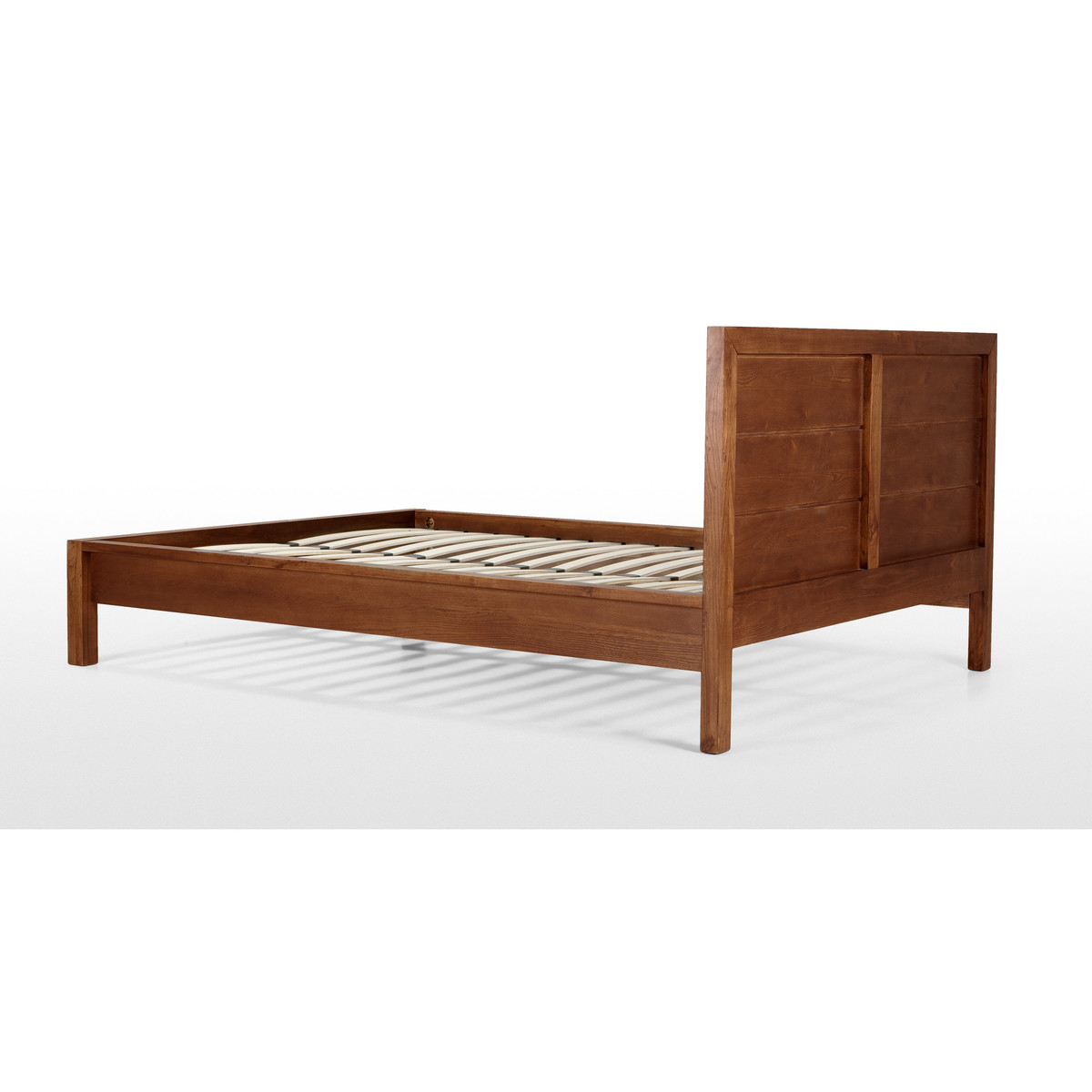 Ledger 150cm x 200cm UK King Bed, Dark Stain Ash – image 4