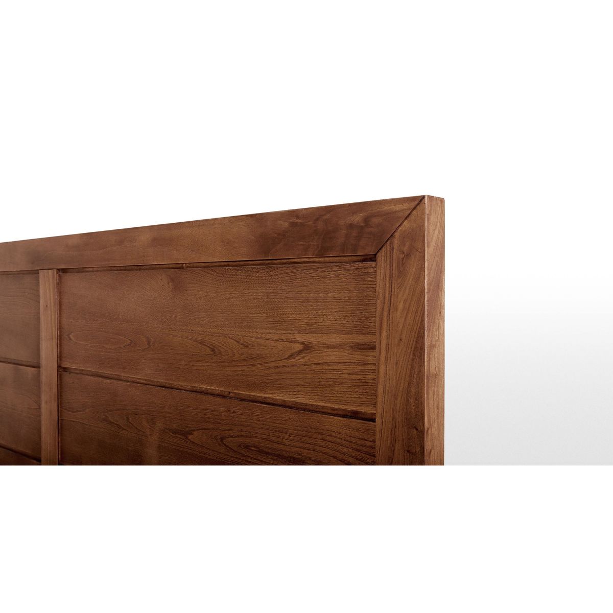 Ledger 150cm x 200cm UK King Bed, Dark Stain Ash – image 5
