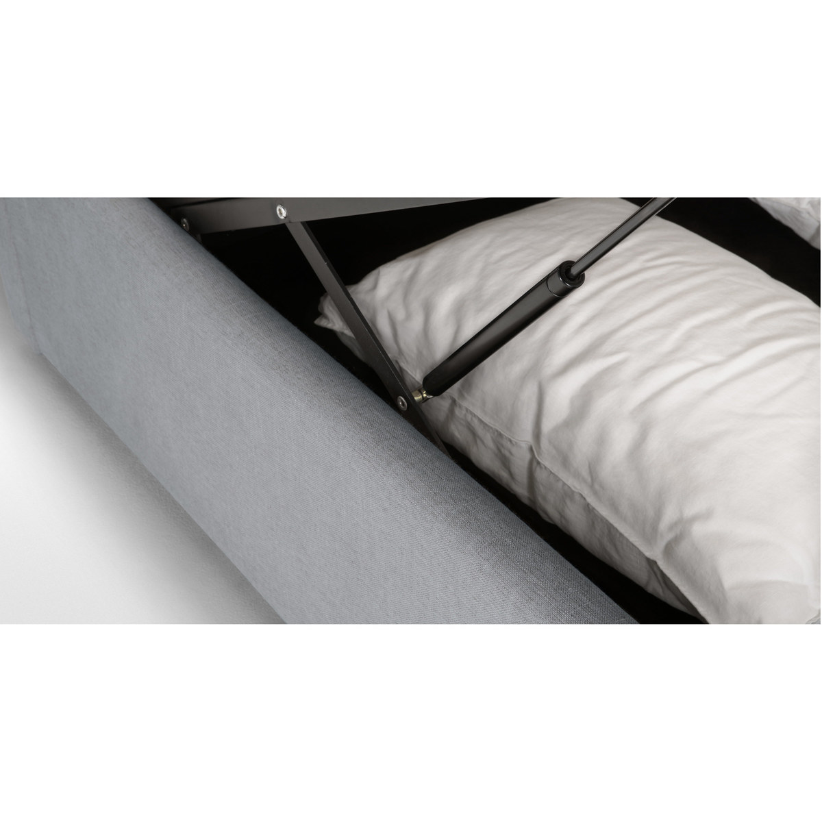 Finlay Super Kingsize Bed With Storage, Persian Grey – image 5