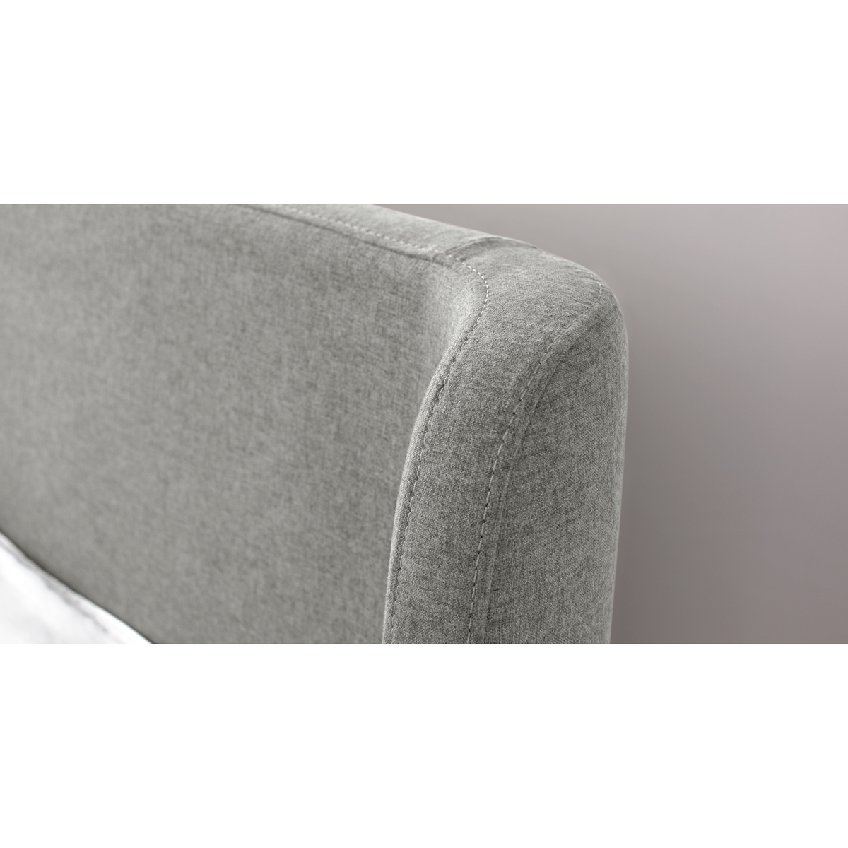 Roscoe Super King Size Bed, Cool Grey – image 4