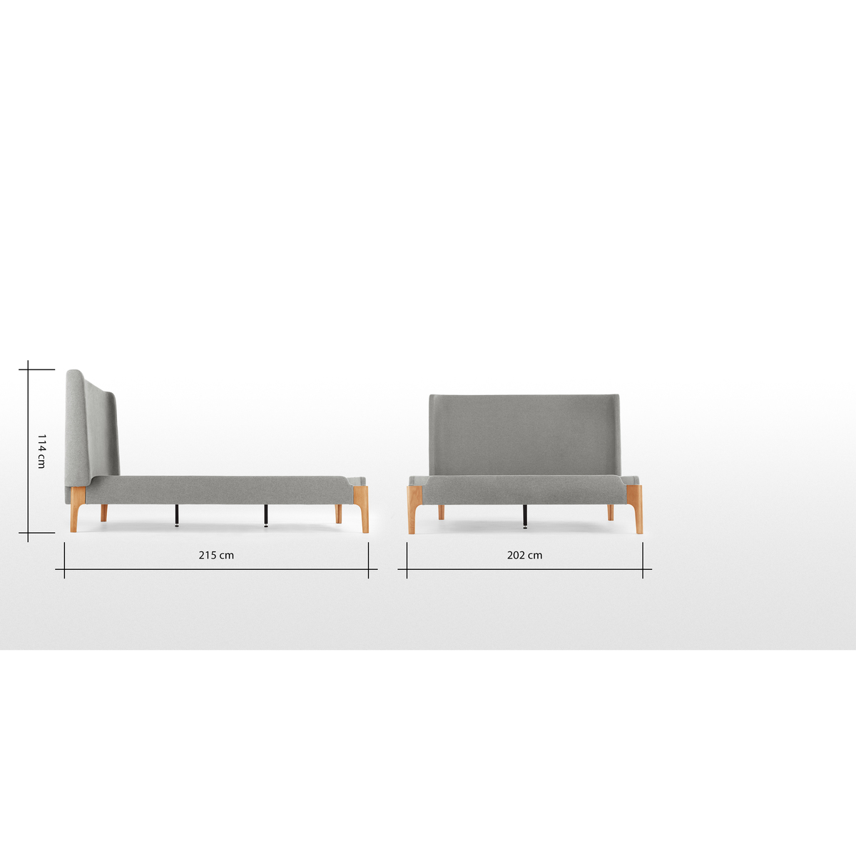Roscoe Super King Size Bed, Cool Grey – image 8