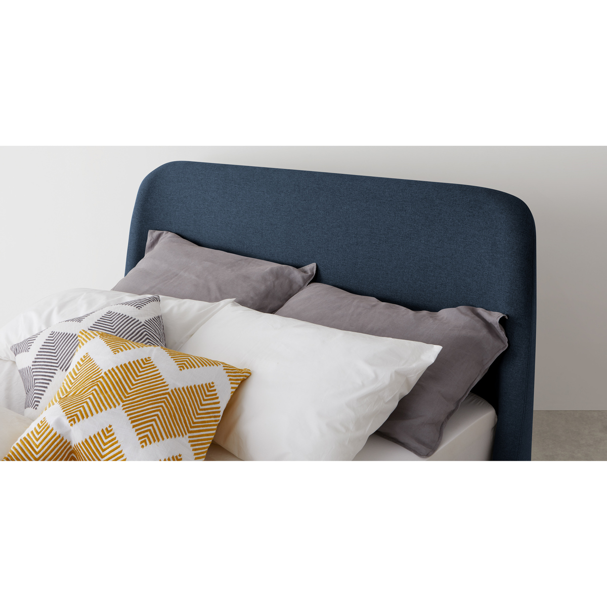 Hayllar King Size Bed with Ottoman Storage, Aegean Blue – image 5