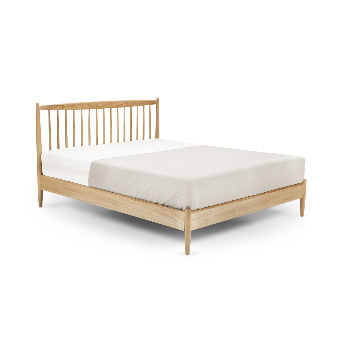 Willow Double Bed, Oak – image 2