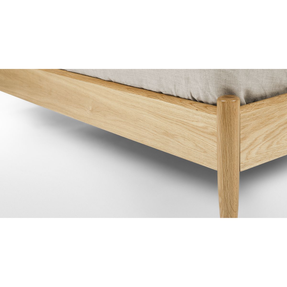 Willow Double Bed, Oak – image 4