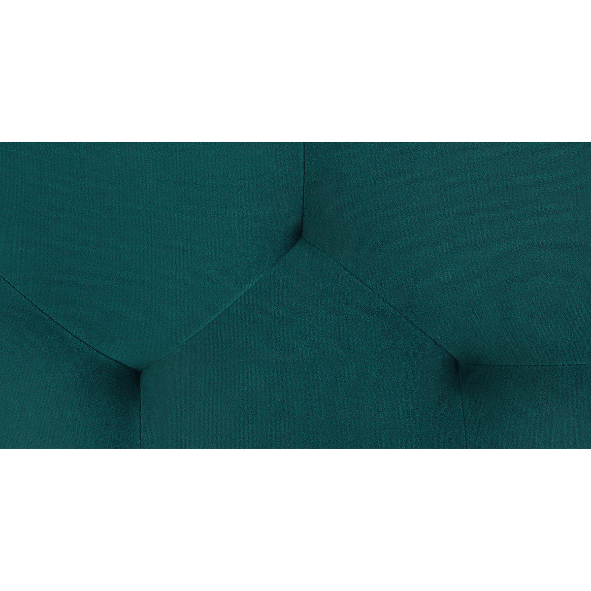 Linnell King Size Bed, Seafoam Blue Velvet & Brass – image 8