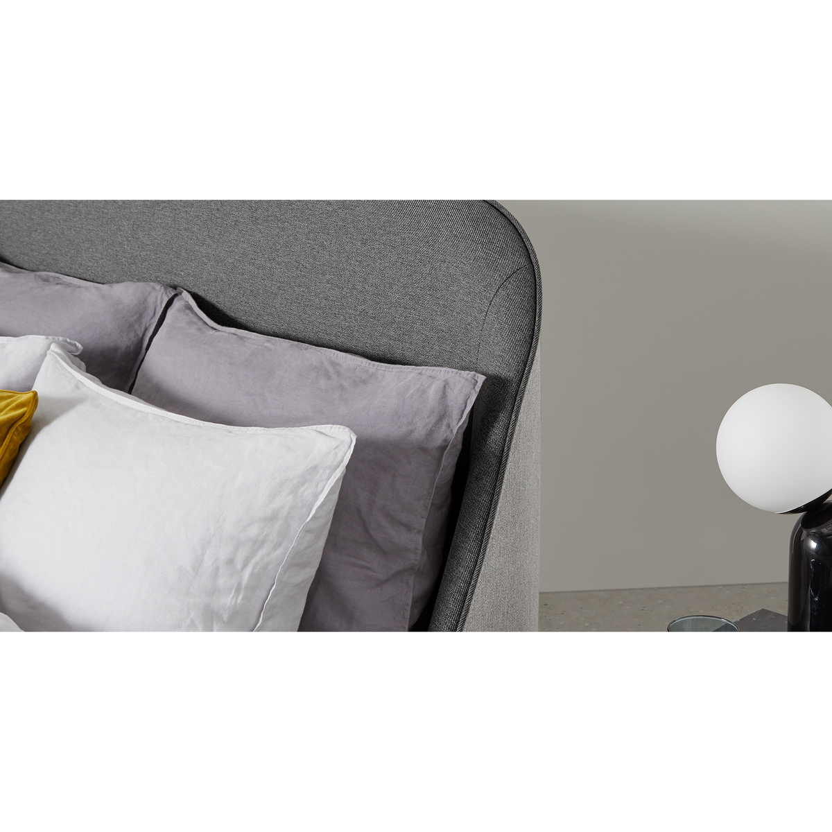 Marion King Size Bed, Feather & Coventry Grey – image 4