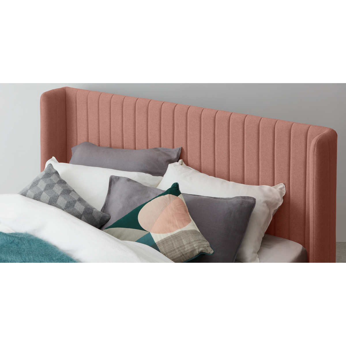 Tilia Quilted Kingsize Bed, Dusk Pink – image 3