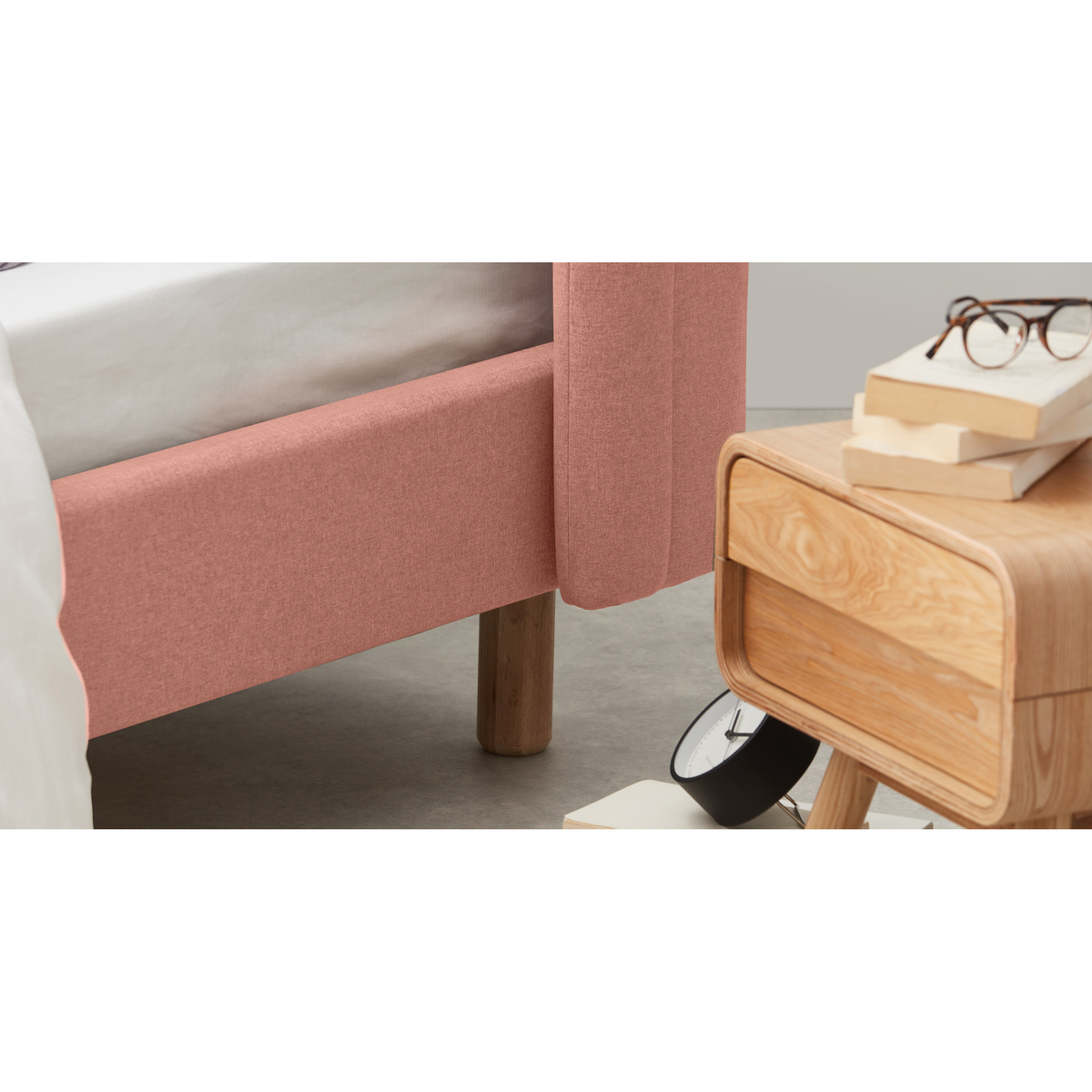 Tilia Quilted Kingsize Bed, Dusk Pink – image 5
