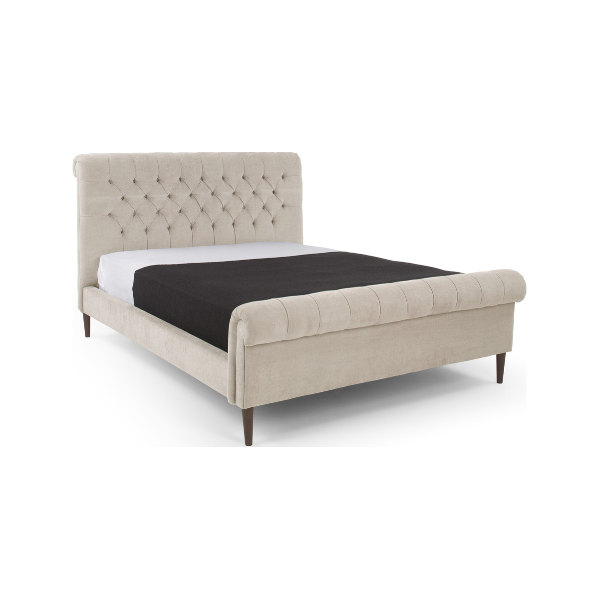 Orkney Super Kingsize Bed, Tulip Cream – image 1