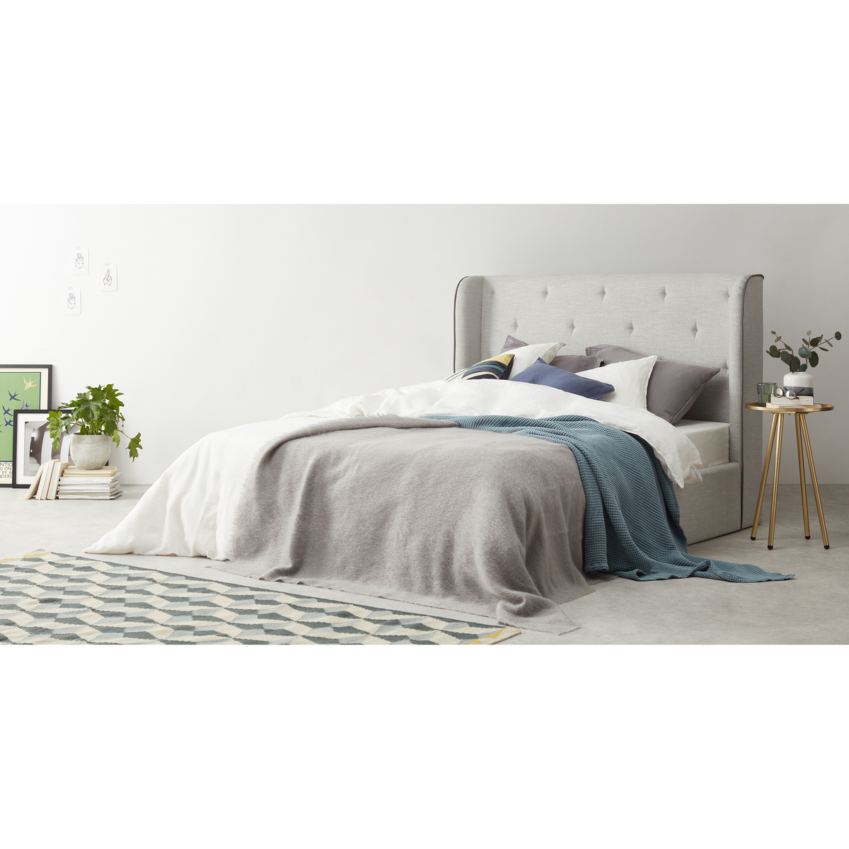 Ormond King Size Ottoman Storage Bed, Chic Grey – image 3