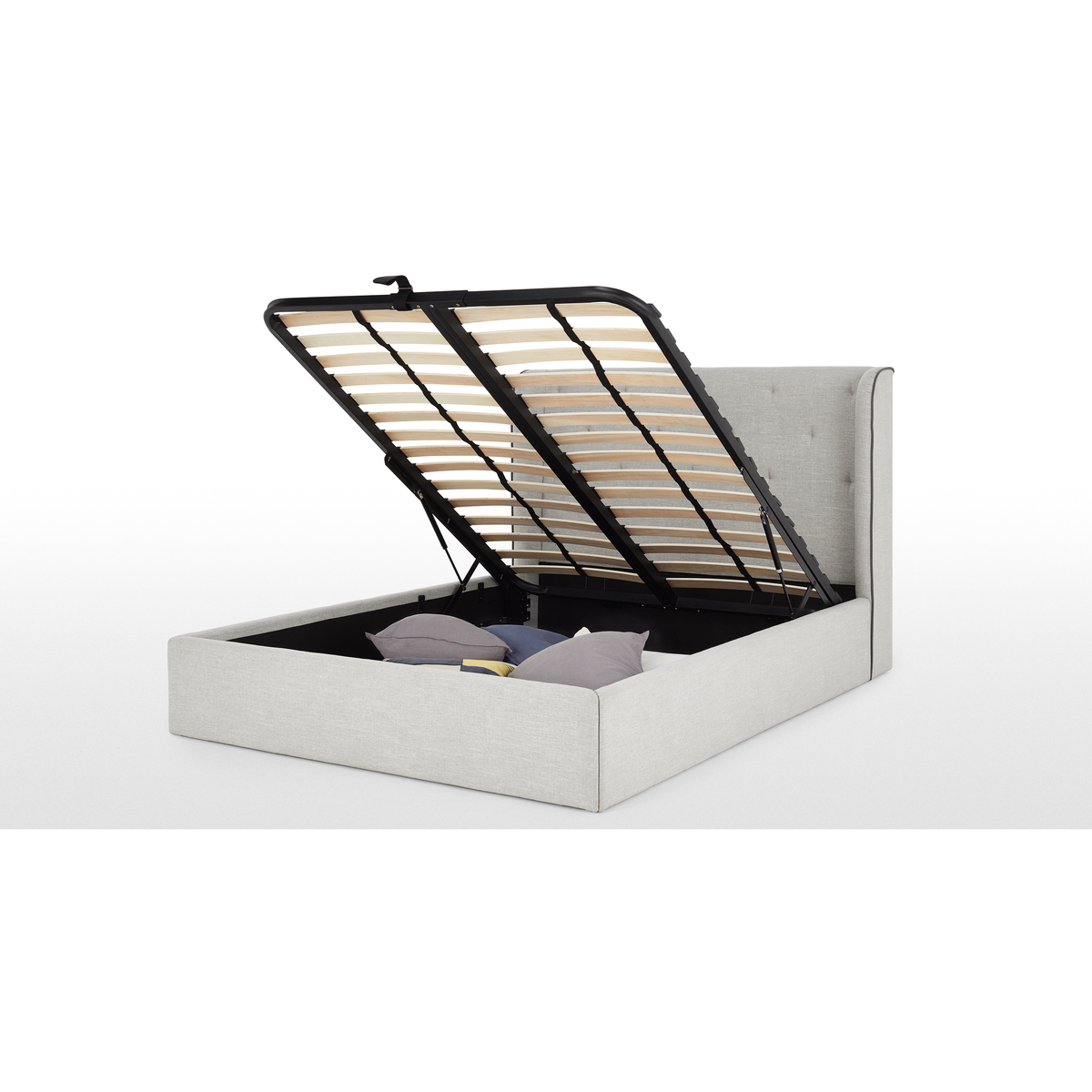Ormond King Size Ottoman Storage Bed, Chic Grey – image 5