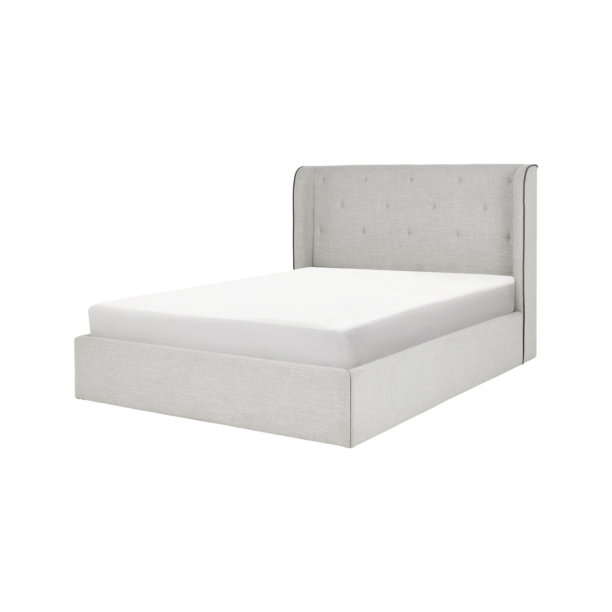 Ormond King Size Ottoman Storage Bed, Chic Grey – image 1