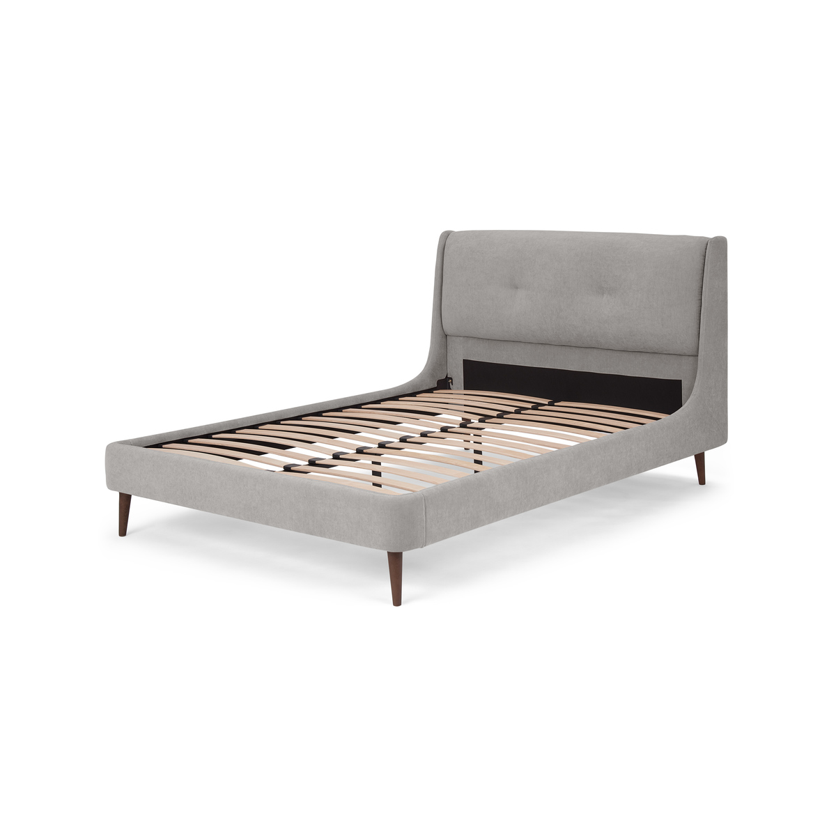 Raffety King Size Bed, Soft Pebble Grey – image 2