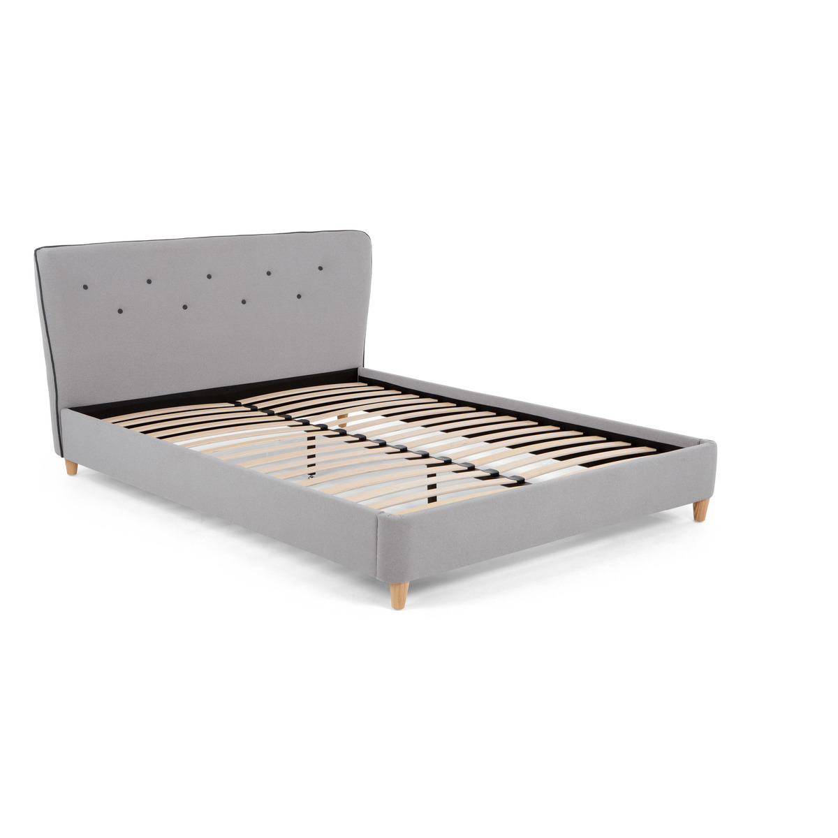Burcot King Size Bed, Contrast Grey – image 2