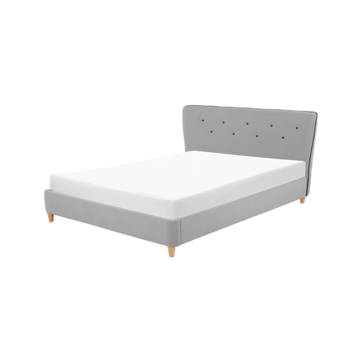 Burcot King Size Bed, Contrast Grey – image 1