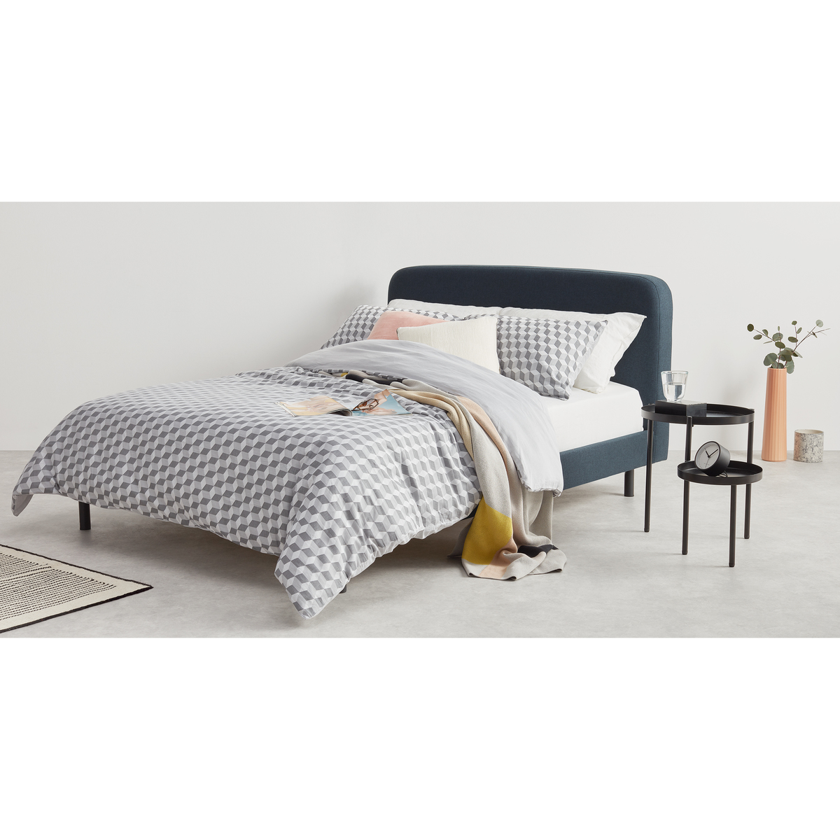 MADE Essentials Besley Super King Size Bed, Aegean Blue – image 3
