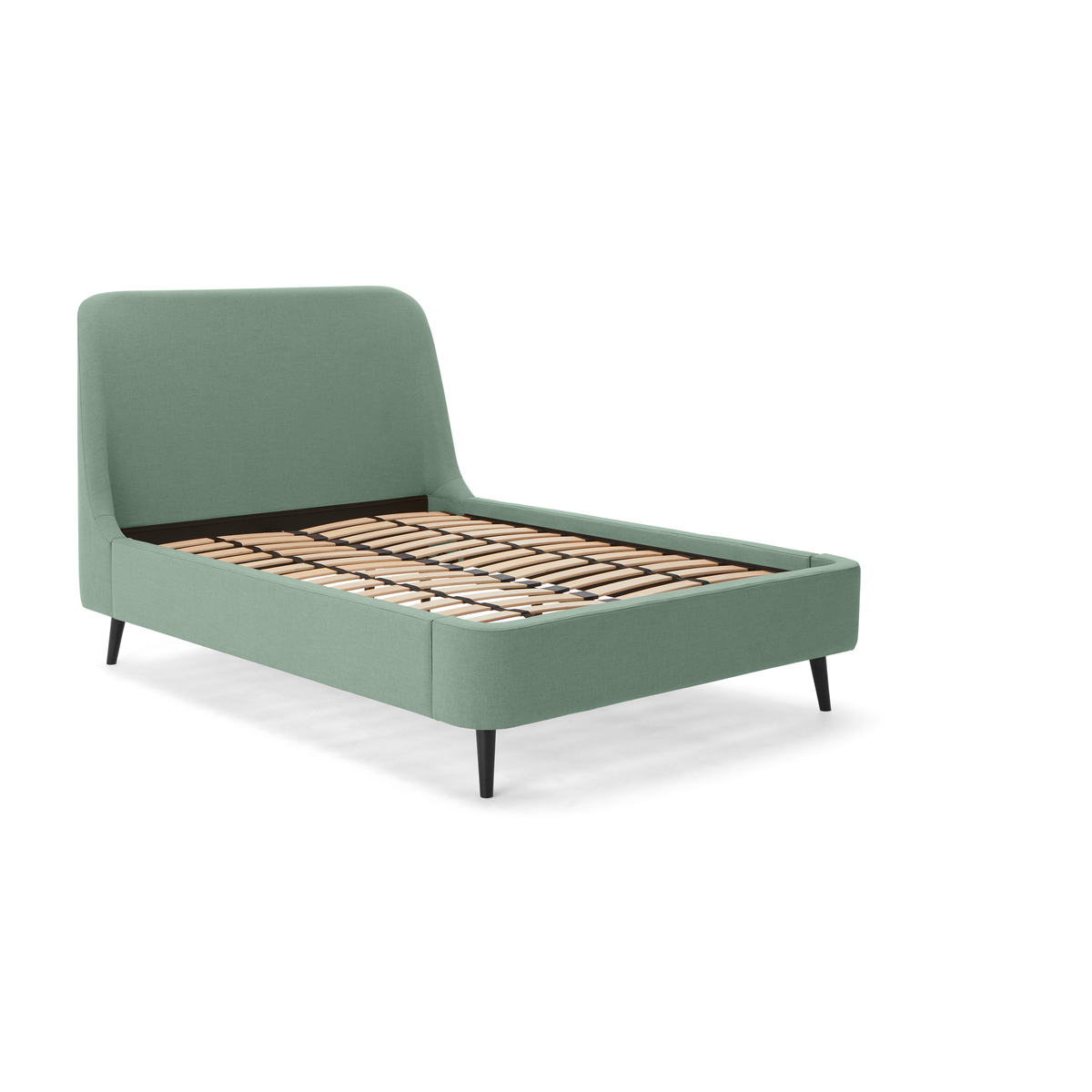 Hayllar King Size Bed, Mint Green Weave – image 2