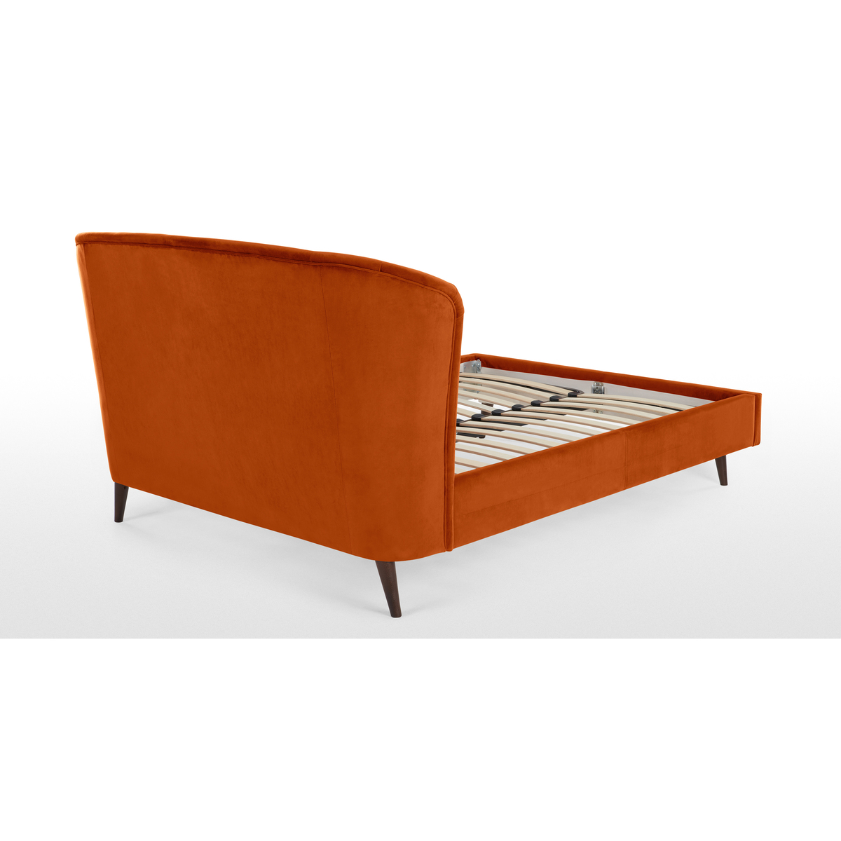 Lulu Kingsize Bed, Paprika Orange Velvet – image 5