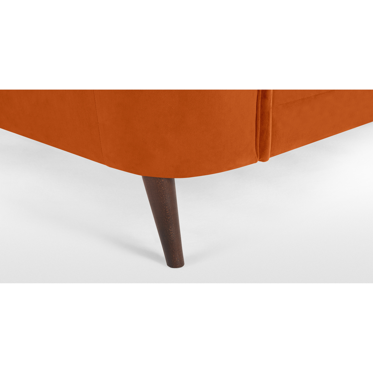 Lulu Kingsize Bed, Paprika Orange Velvet – image 6