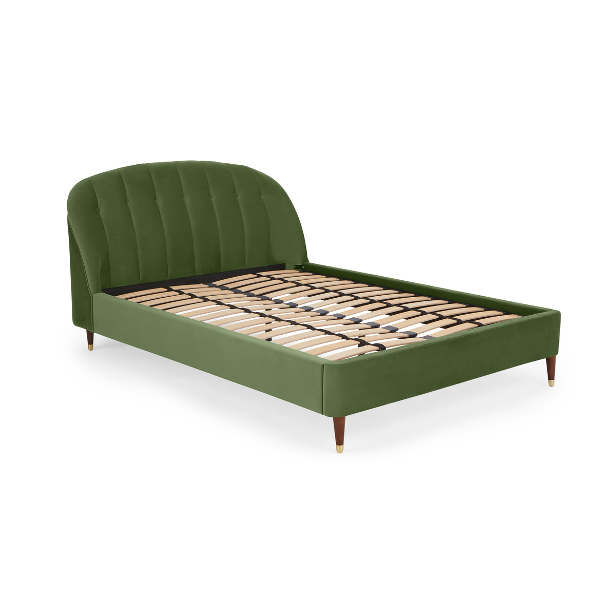 Margot Double Bed, Meadow Green Velvet – image 2