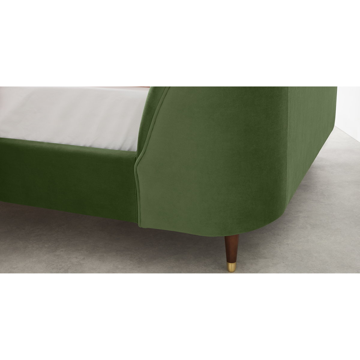 Margot Double Bed, Meadow Green Velvet – image 4
