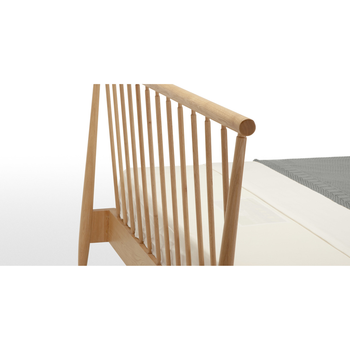 Penn Kingsize Bed, Oak – image 4