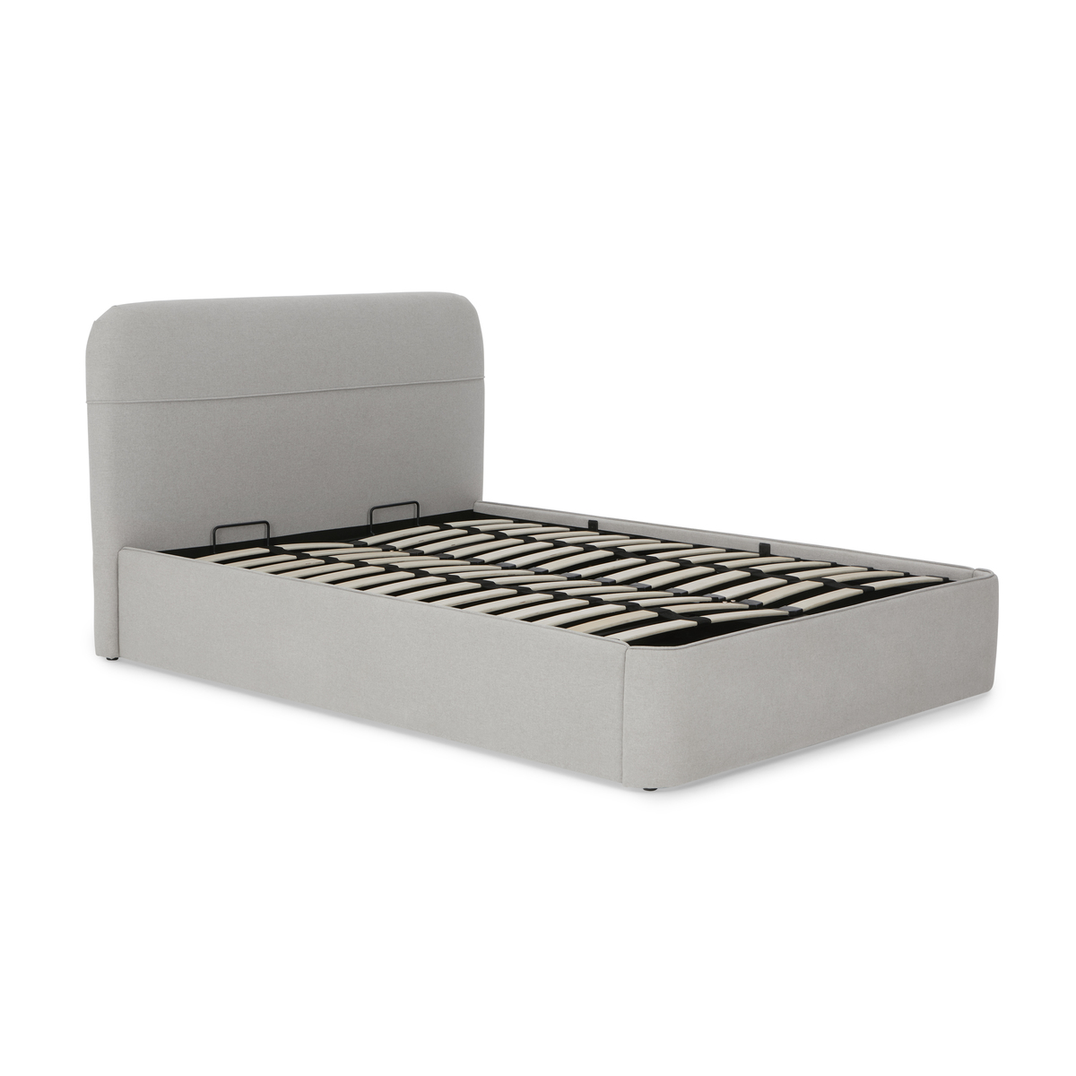 Baya Super King Size Ottoman Storage Bed, Hail Grey – image 2