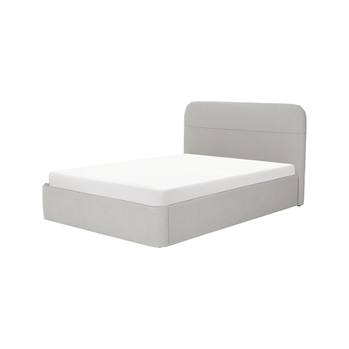 Baya Super King Size Ottoman Storage Bed, Hail Grey – image 1