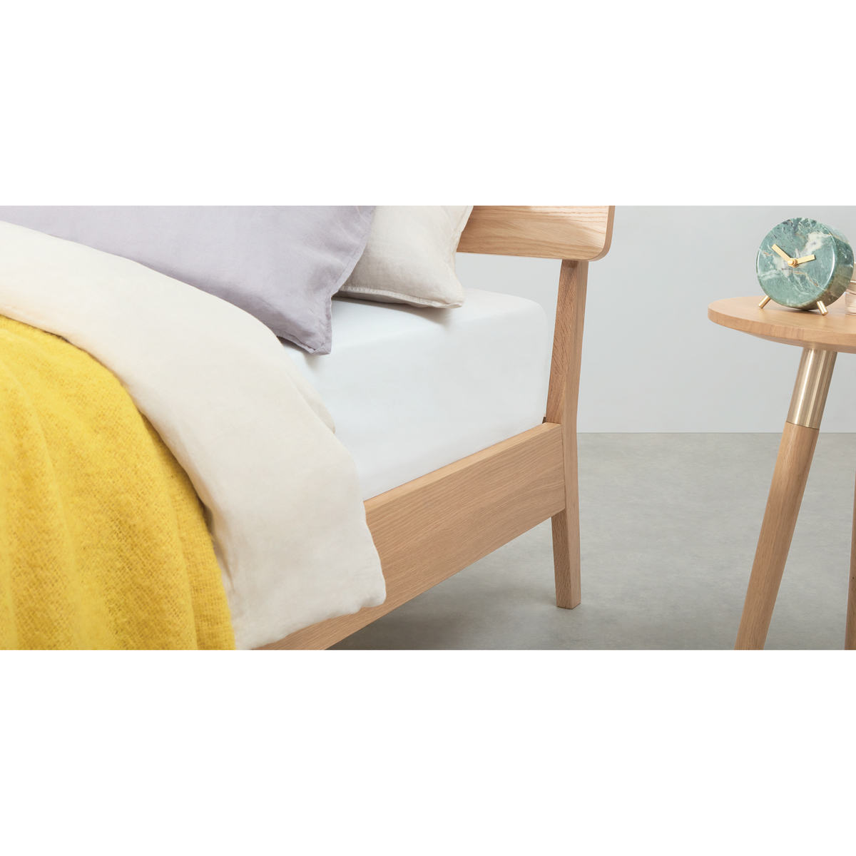 MADE Essentials Noka Double Bed, Oak – image 6