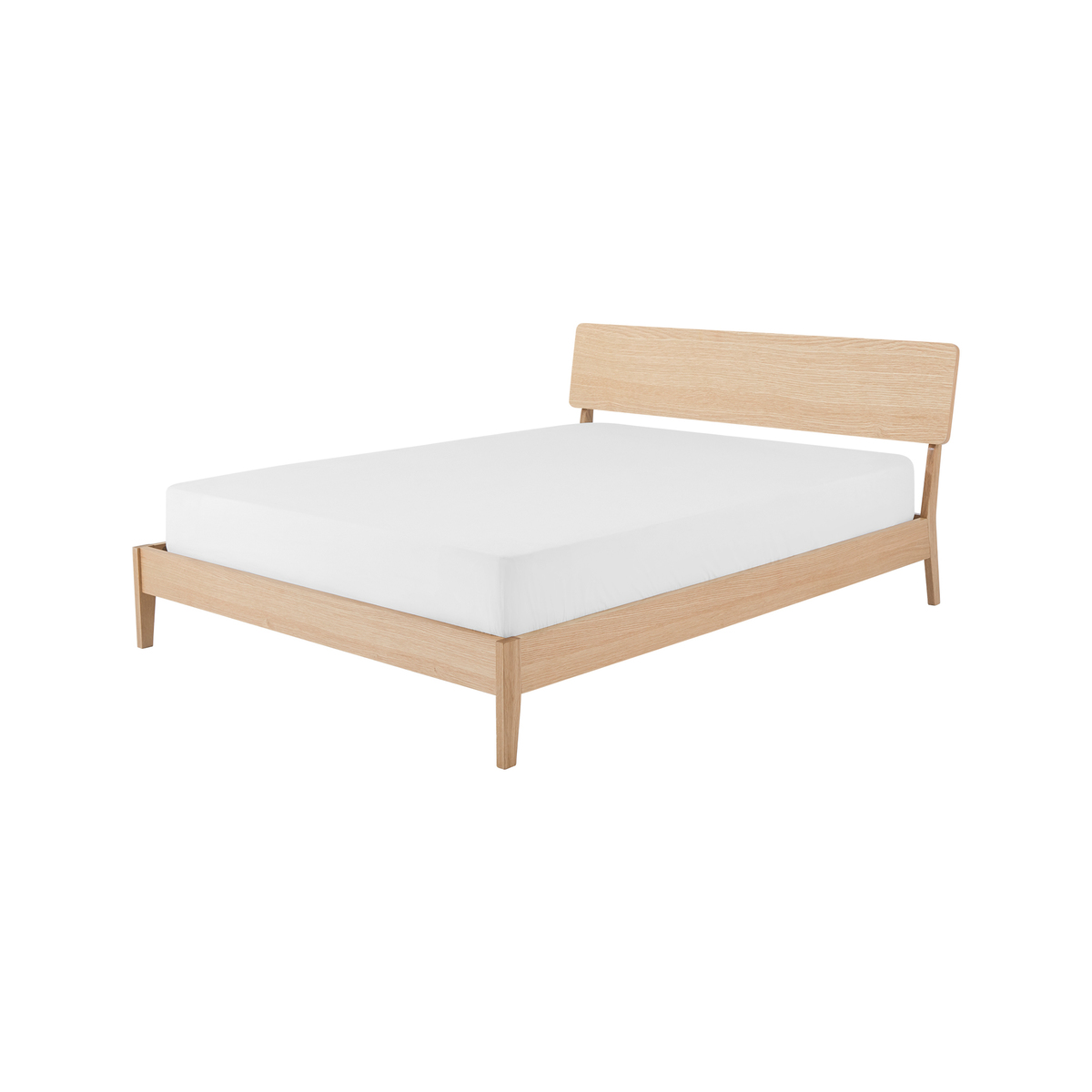 MADE Essentials Noka Double Bed, Oak – image 1