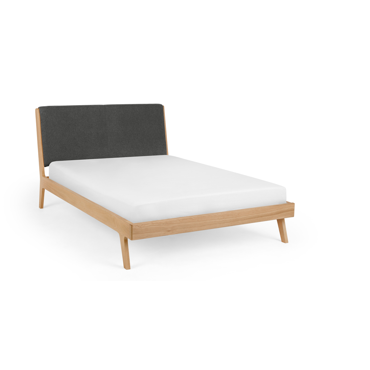 Hurley King Size Bed, Soot Grey & Oak – image 2