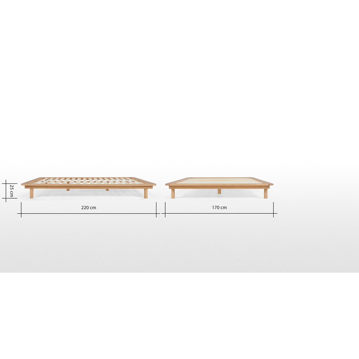MADE Essentials Kano King Size Platform Bed, Pine – image 7