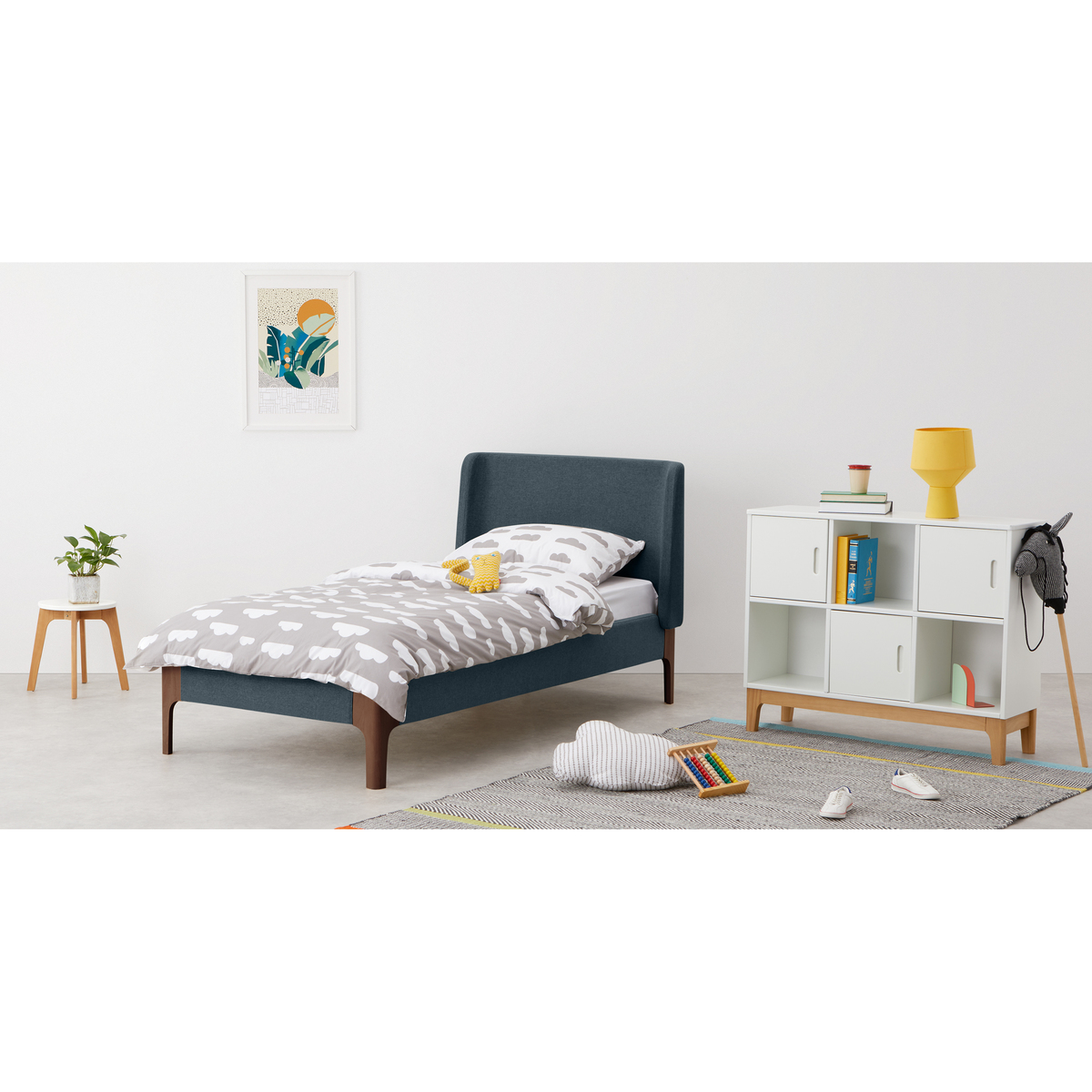 Roscoe Single Bed, Aegean Blue – image 3