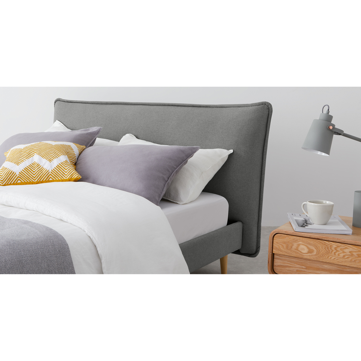 Piper Double Bed, Cool Grey – image 4