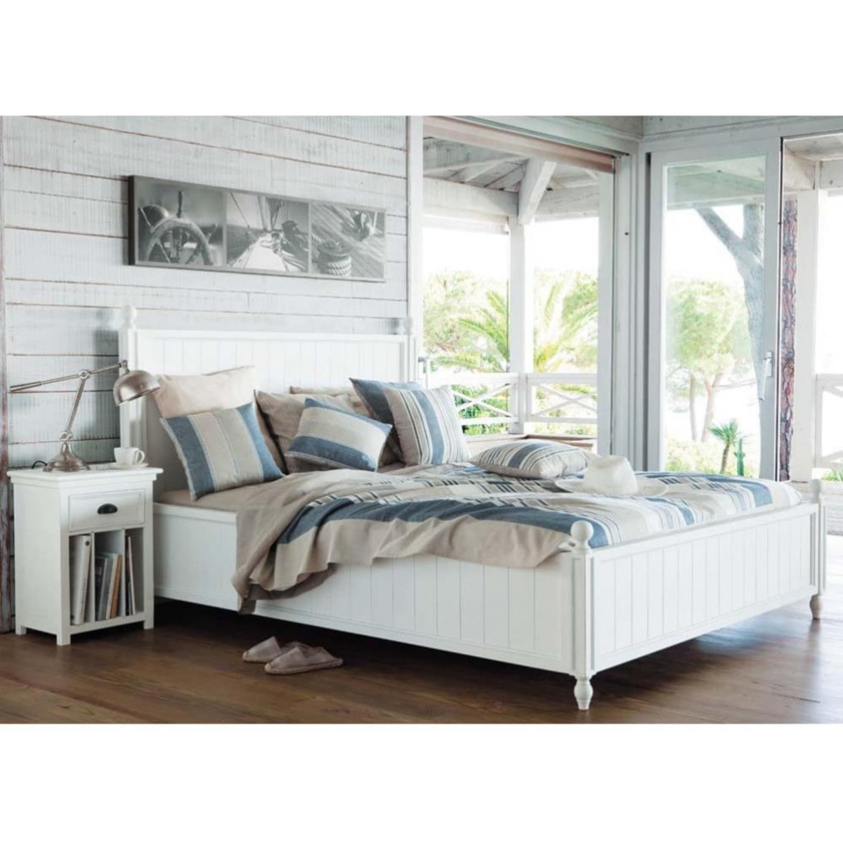 NEWPORT - White Pine 160 x 200 Double Bed – image 2
