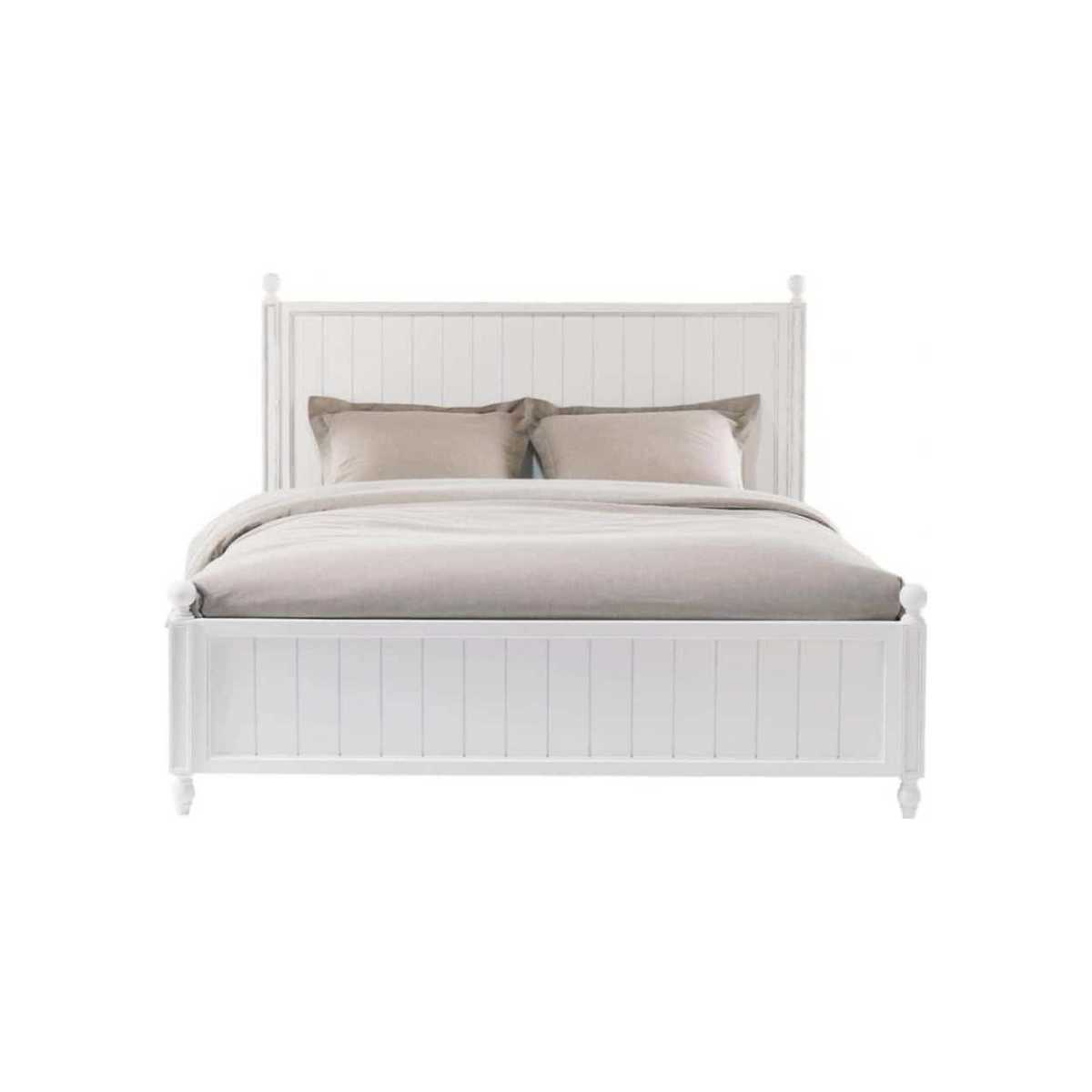NEWPORT - White Pine 160 x 200 Double Bed – image 1