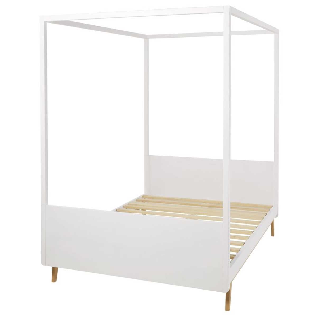 SWEET - White Canopy Bed 140x190 – image 4