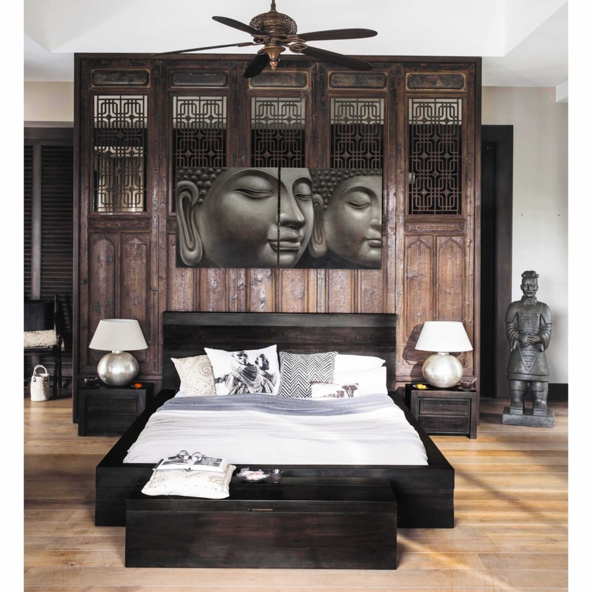 JAVA - Solid Mango Wood 140 x 190 Double Exotic Bed – image 2