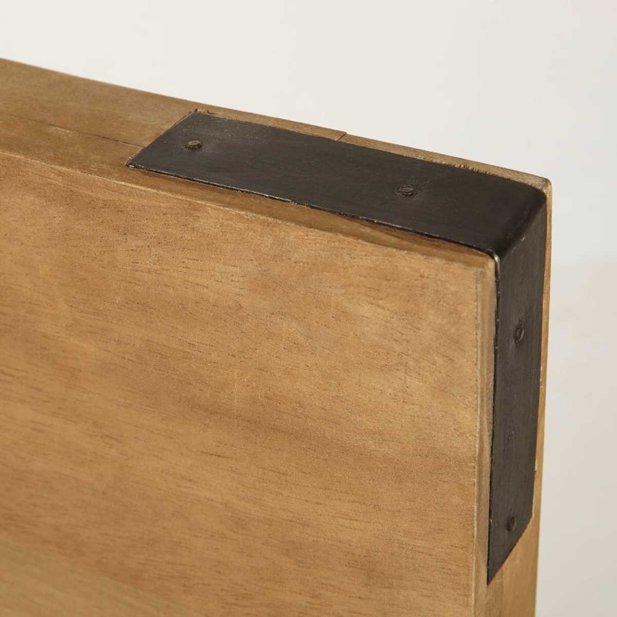 METROPOLIS - Solid Mango Wood and Acacia Bed 140x190 – image 4