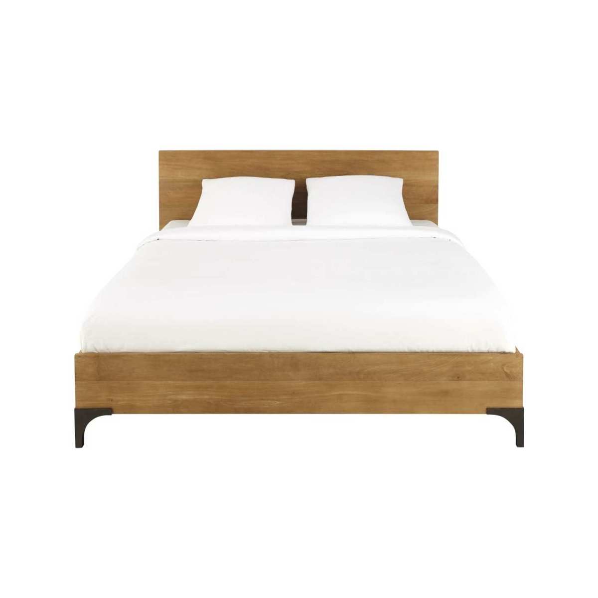 METROPOLIS - Solid Mango Wood and Acacia Bed 140x190 – image 2