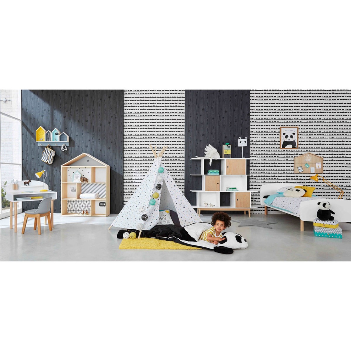 White Bed 90x190 Nuage – image 6