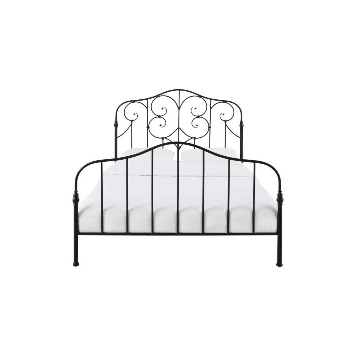 ESMERALDA - Black Metal Bar Bed 140x190 – image 2