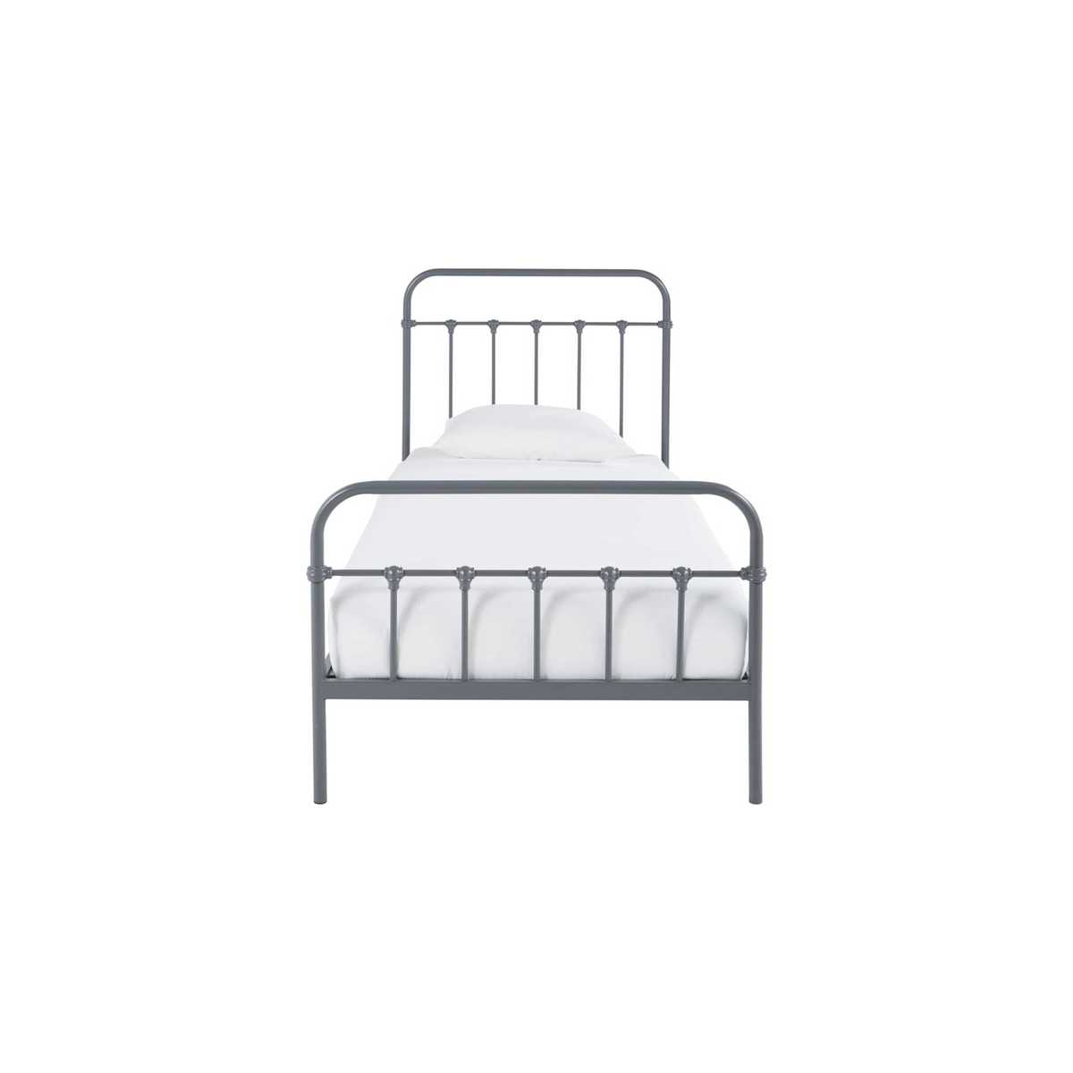 KARL - Anthracite Grey Metal Bed 90x190 – image 2