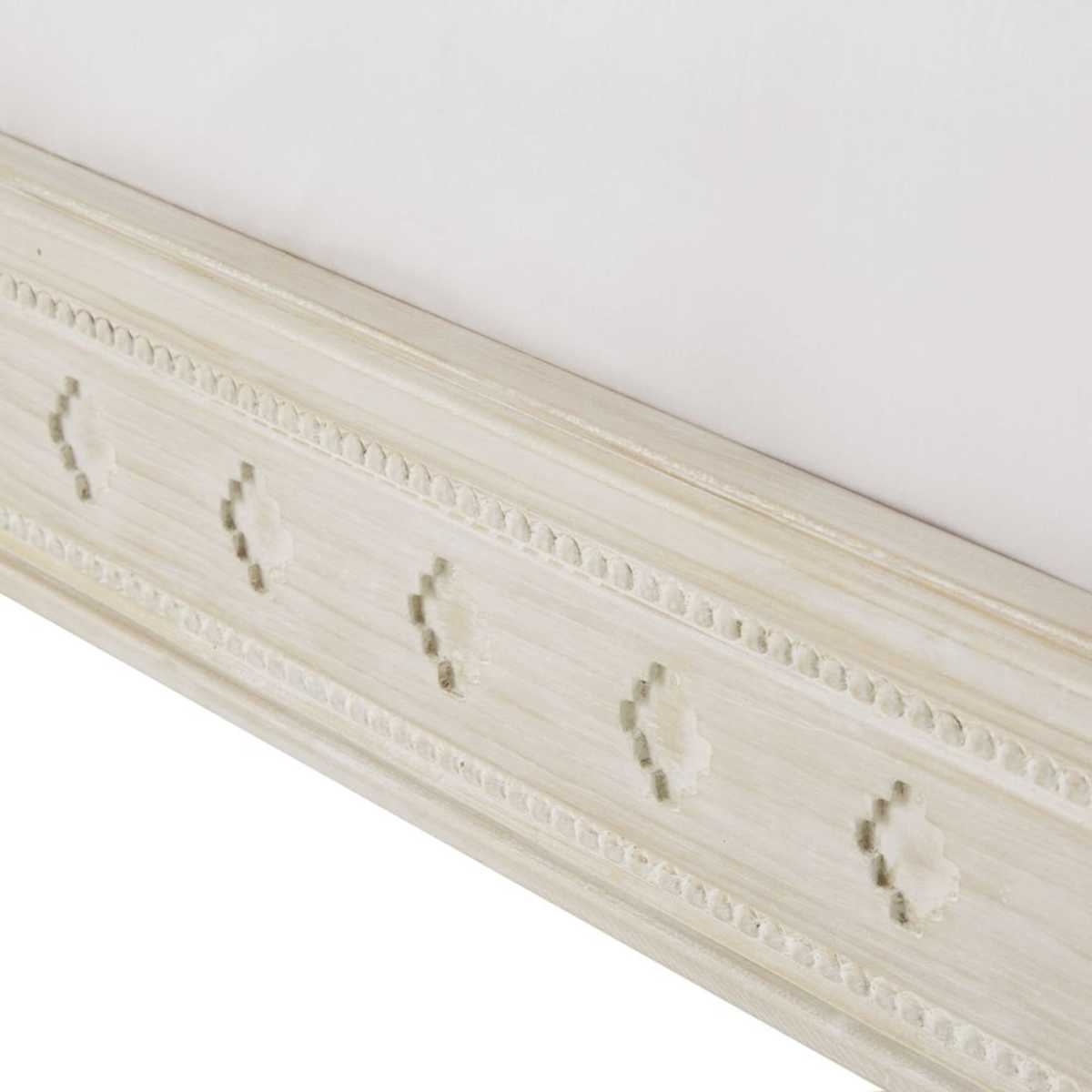 ZEN MARKET - Off-White Pine Four-Poster Bed 140x190 – image 3
