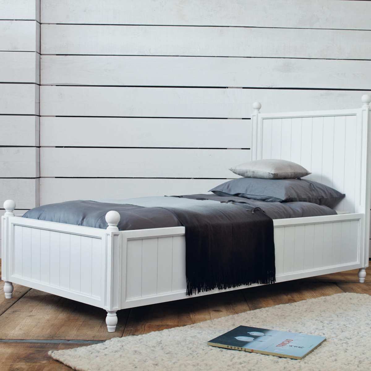 NEWPORT - White 90x190 Bed – image 5