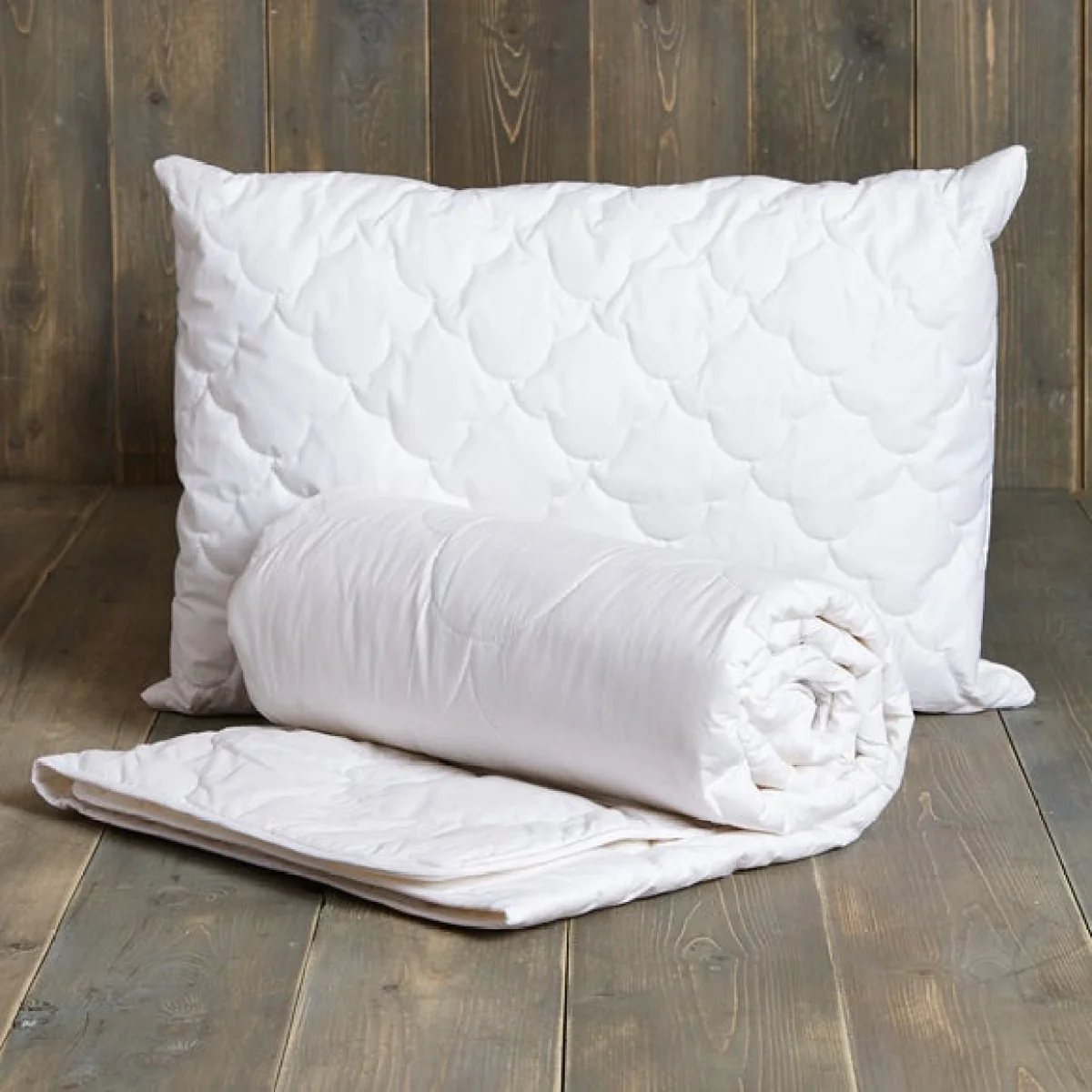Fogarty Little Sleepers All Seasons Wool Cot Bed Duvet and Pillow Set White – image 2