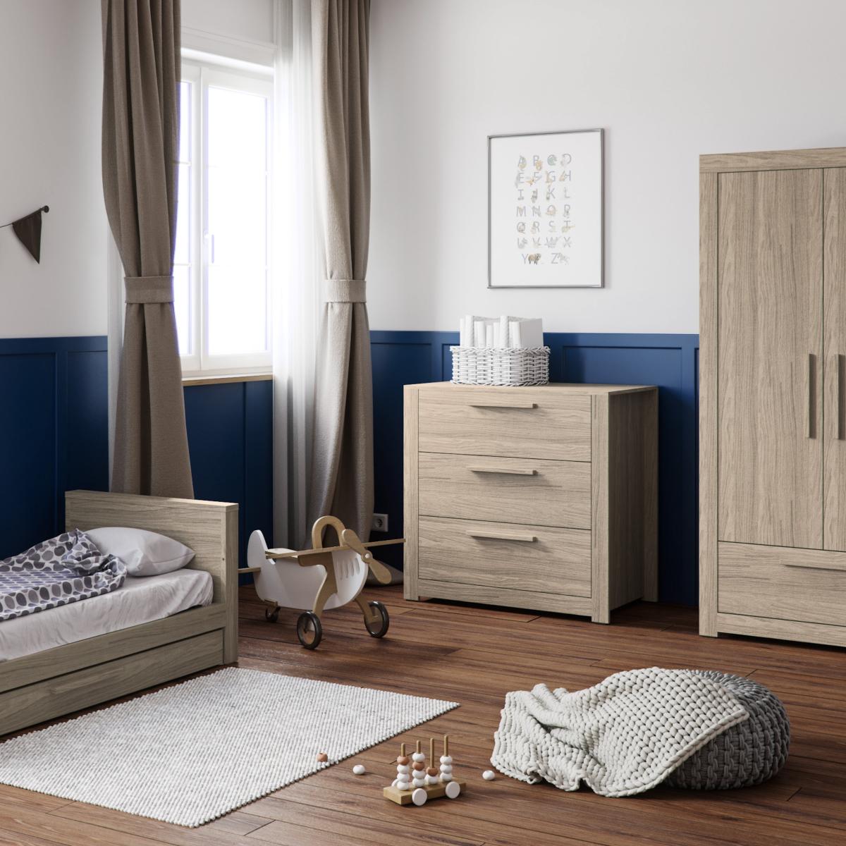 Little Acorns Ellesmere Cot Bed Grey Ash – image 3