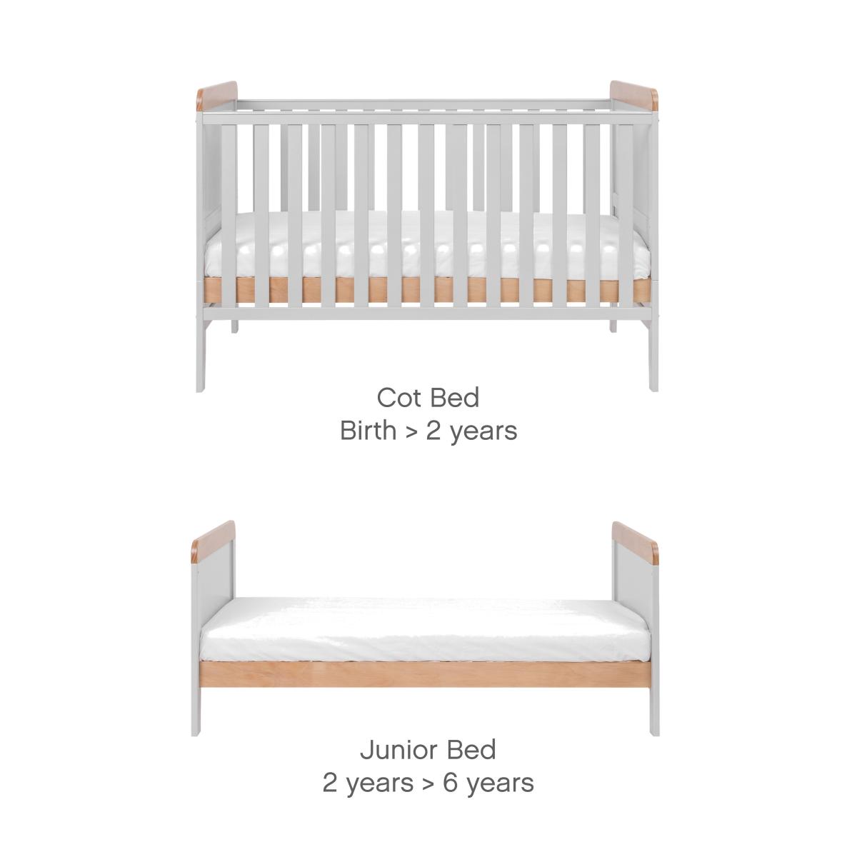 Tutti Bambini Rio 3 Piece Nursery Furniture Set Dove (Grey) – image 3